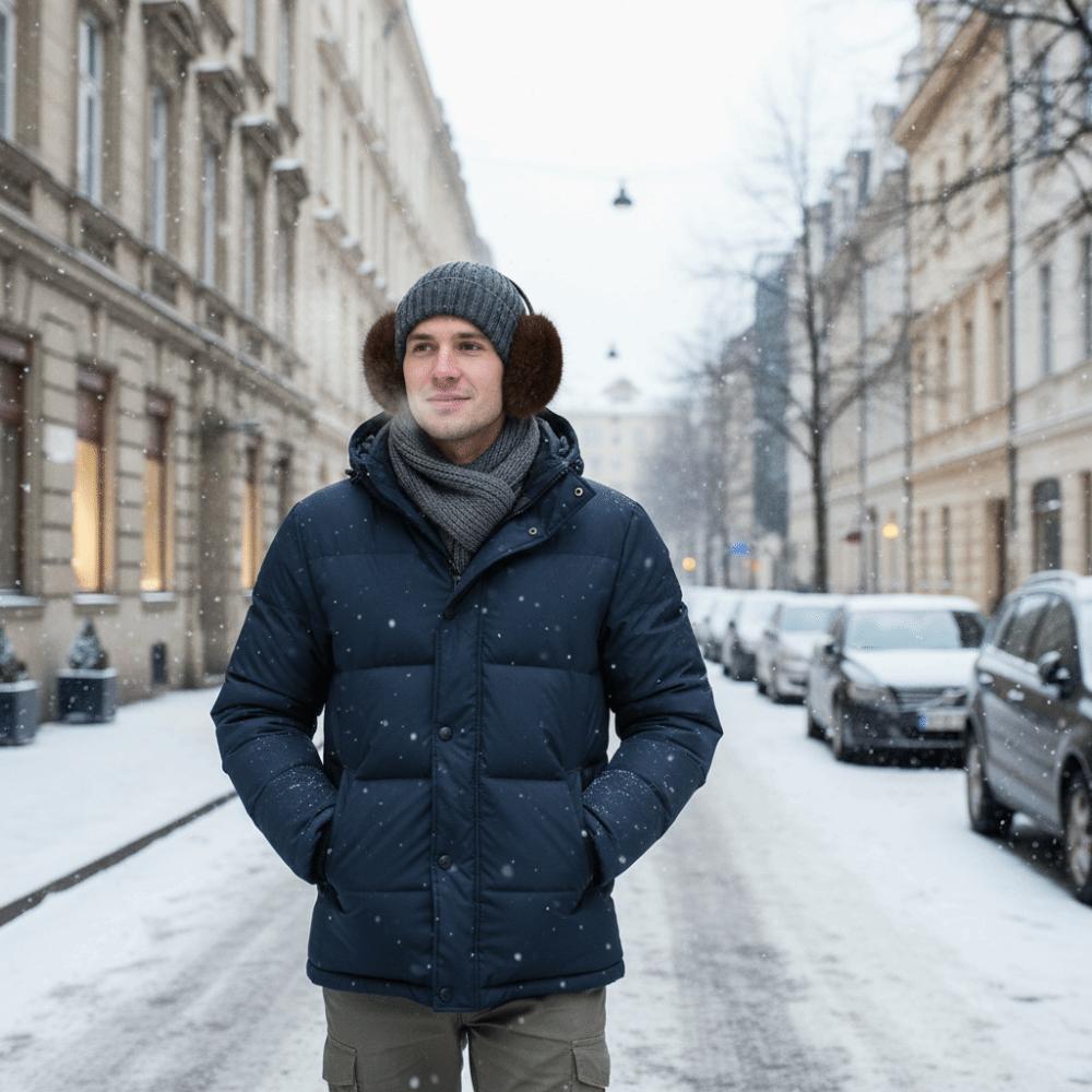 Zesílený ohřívač uší Nadměrné plyšové náušníky Trendy náušníky ze simulované kožešiny Zimní sezóna