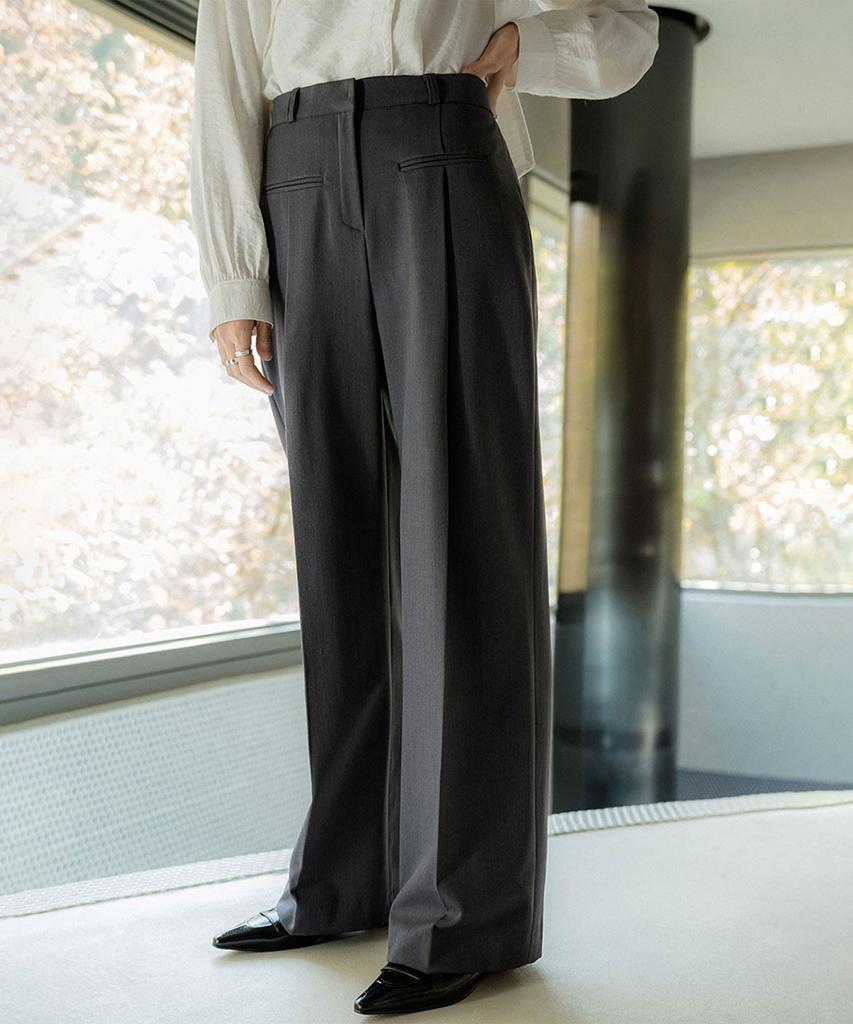 Memua Urban Webt Brushed Wide Slacks
