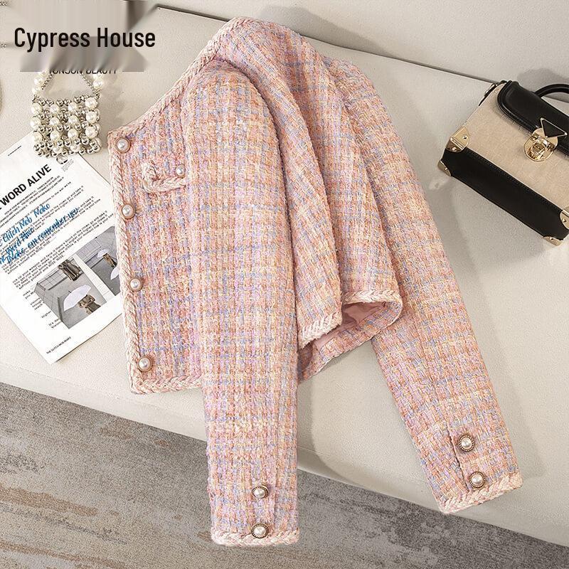 

Элегантный жакет в стиле «маленькая парфюмерия» с круглым вырезом L