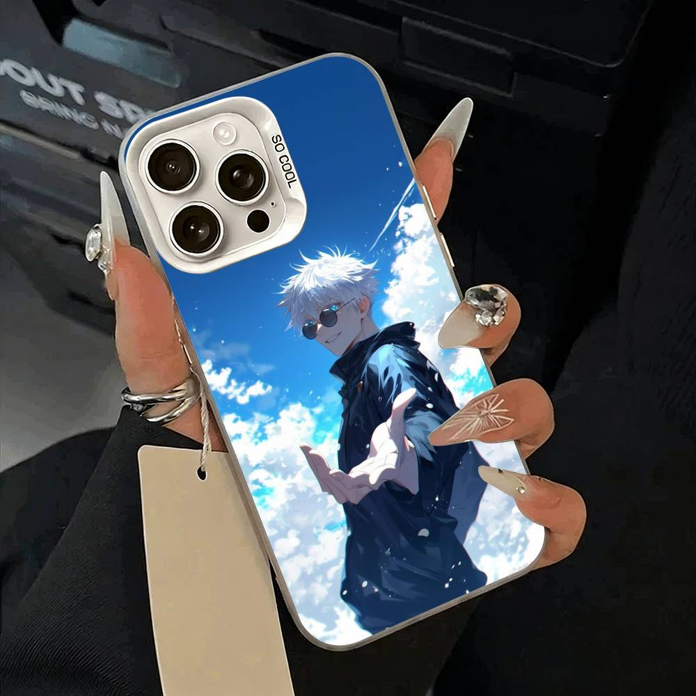 Favorite Anime Characters-S-Satoru G-Gojo Phone Case For IPhone 17 Air 16 15 14 13 12 11 Pro Max White Sliver Hard Cover