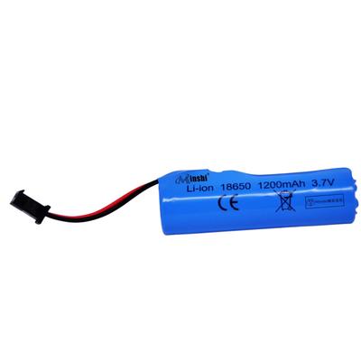 MINSHI Celeb 3.7V 1200mAh LiPo Battery with TX60 Plug, Compatible with Airsoft RC Cars, RC Trucks, RC Helicopters, FPV Drones, and More, Includes