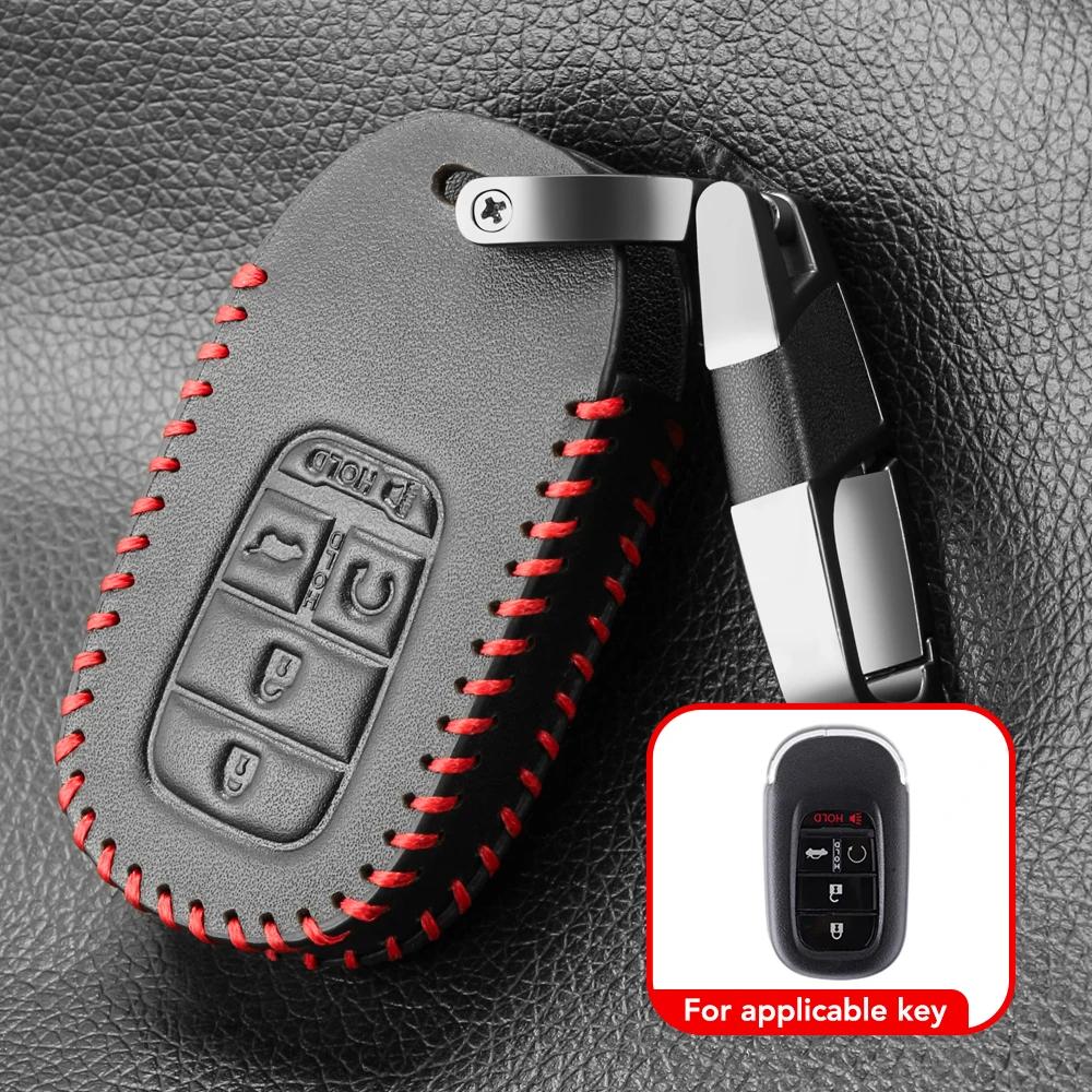 Car Key Case Cover Key Bag for Honda Civic Accord Vezel 2022 Accessories Car-Styling Holder Shell Keychain Protection