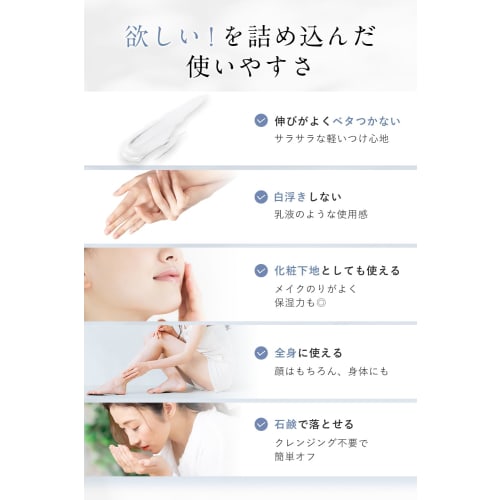 Fis White Sunscreen Face Body UV Serum 50g Makeup Base Rich Milk Type SPF50+ PA++++