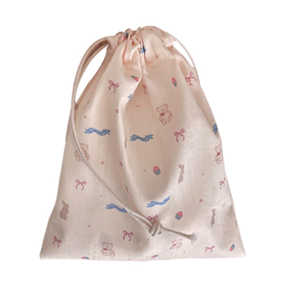Portable DIY Gift Bag Multifunction Anti Dust Candy Packaging Bag Large Capacity Fabric Storage Bag Coin