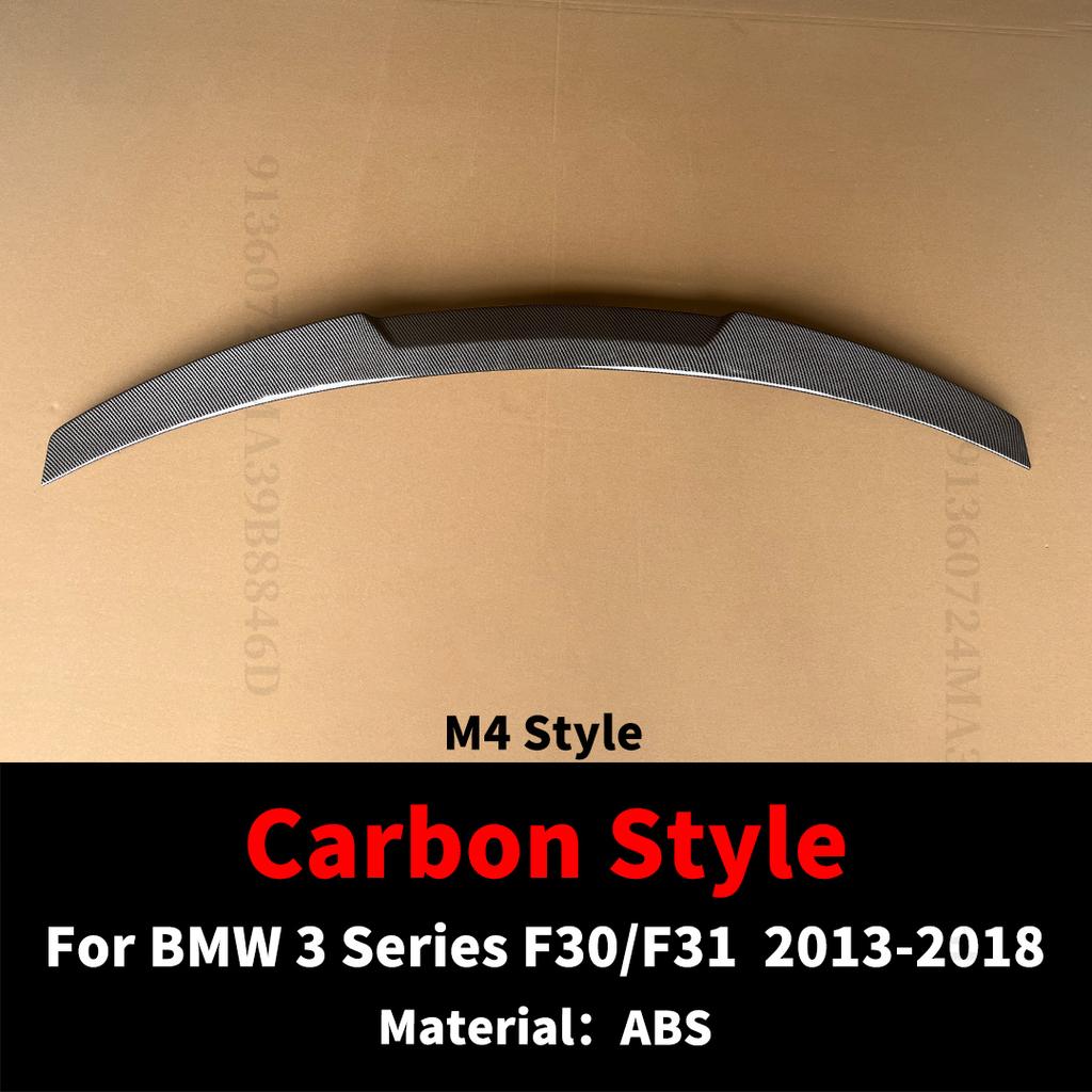 Racing Rear Wing Spoiler Tuning Accessories For BMW 3 Series F30 F31 2013-2018 M4 MP PSM Style Refit Trunk Lip Tail Trim Styling