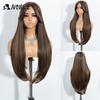 Noble Lace Front Wig Cosplay Straight Lace Wig 30 Inch White Wig Lace Part Wig For Women Synthetic Lace Front Heat Resistant Wig