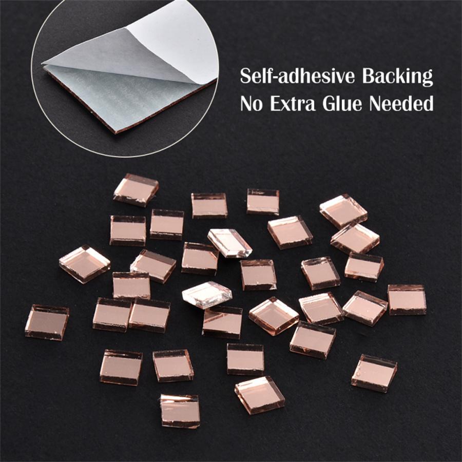 3 Roll Square Decal For Glass Mosaic Tiles Self Adhesive Wall Sticker Home Decor
