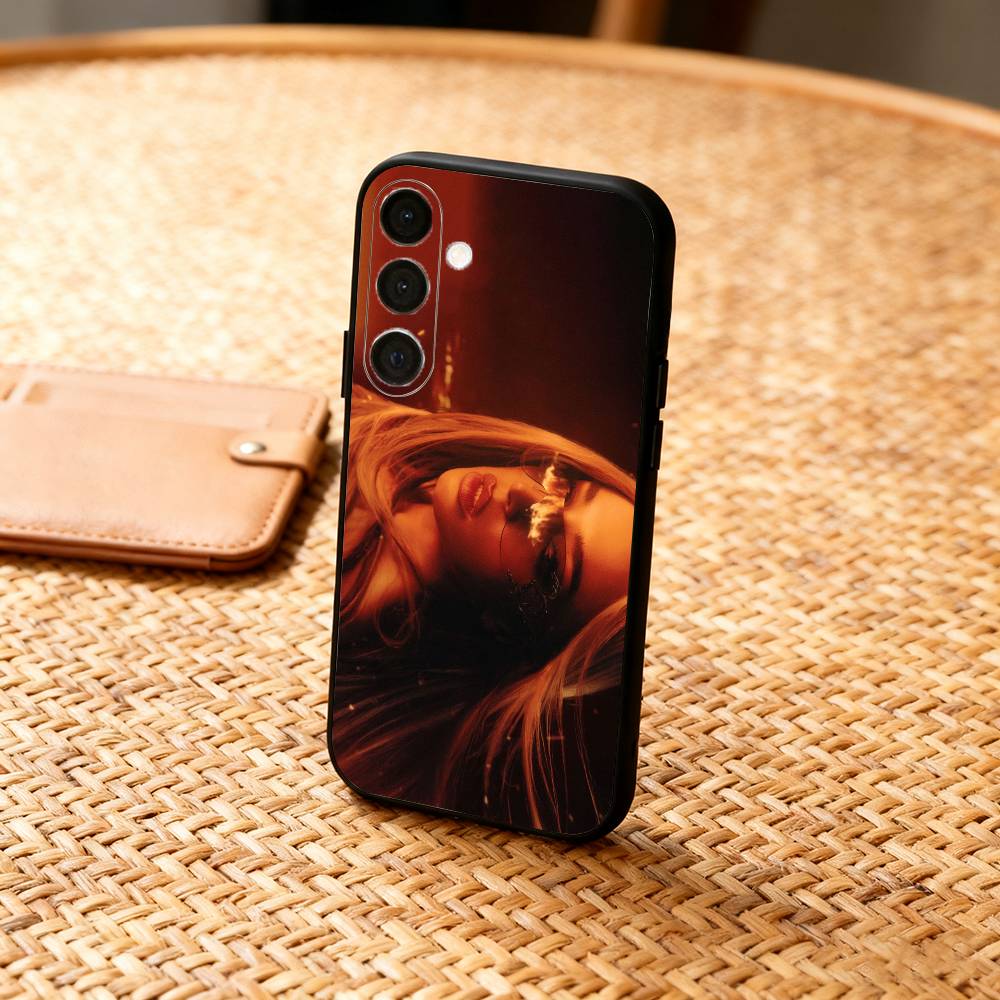 Cute L-Lola Singer I-Indigos Phone Case For Samsung A73,72,71,A52,51,40,41,A22,A32,31,A13, Soft Black Shell