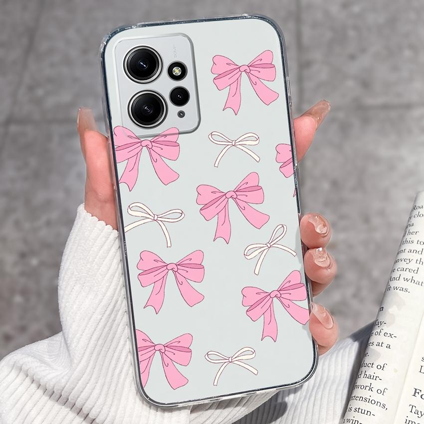 Luxury Transparent TPU Shockproof Phone Case For Redmi Note 12 11 11T Pro Plus 12S 11S 11SE 12Turbo Beautiful Girl Pattern Soft Casing For Redmi Cover