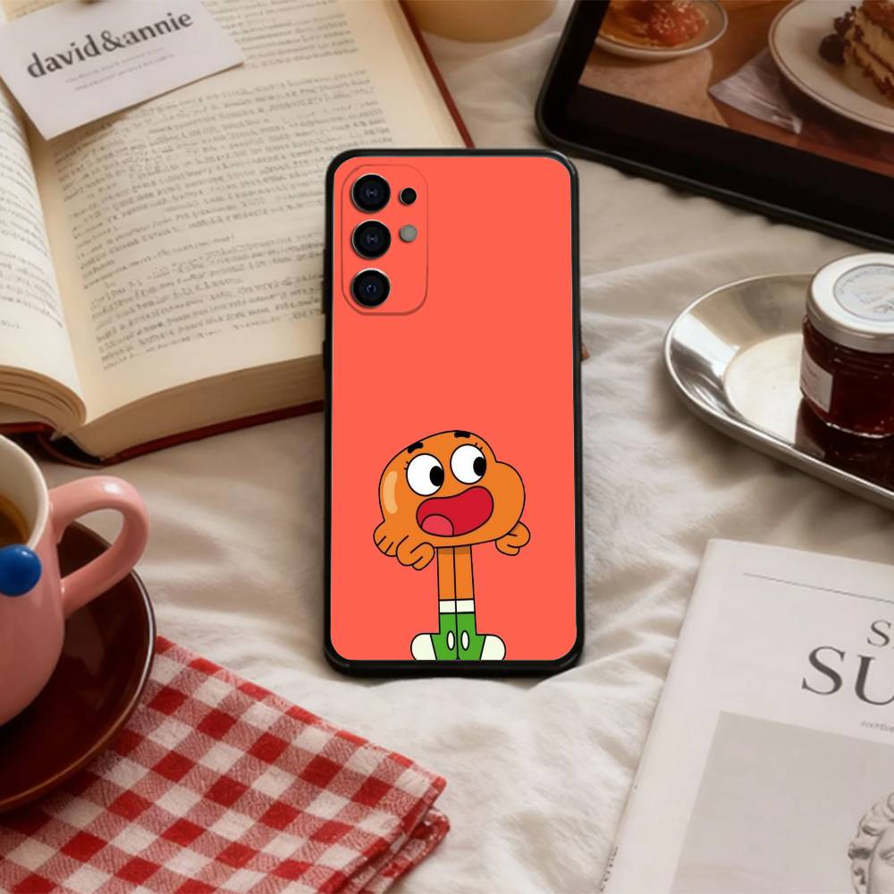 The Amazing W-World of Gumball   Phone Case For Samsung S 25,24,23,22,30,21,10,9,Ultra,Plus,Lite,FE,4,5 G Soft Black Case