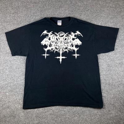 Vintage Satanic Warmaster Shirt Mens XL Black Metal Marduk Horna Darkthrone