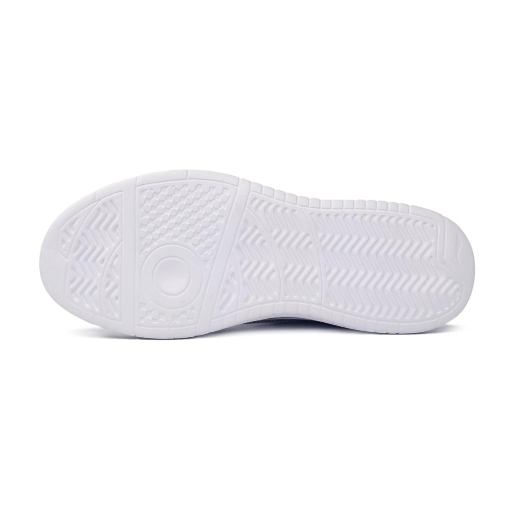 Li Ning Floating Boat Slip Resistant Abrasion Resistant Low Top Skateboard Shoes Men's White Gray AGCS419-1(Team228-)