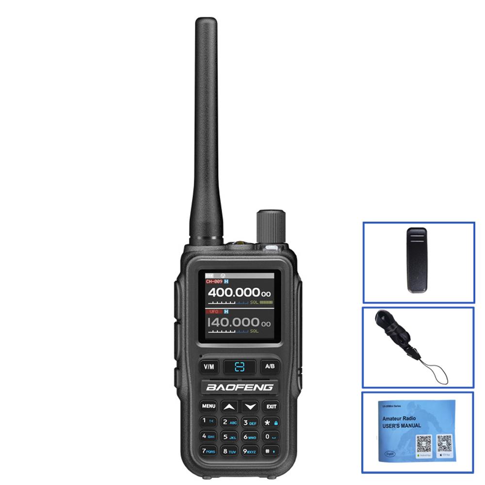 Baofeng UV-5R Mini Dual PTT Walkie Talkie Bluetooth 5W 5Rmini Bluetooth Programming Type-C Charging For Hotel Restaurant Walking