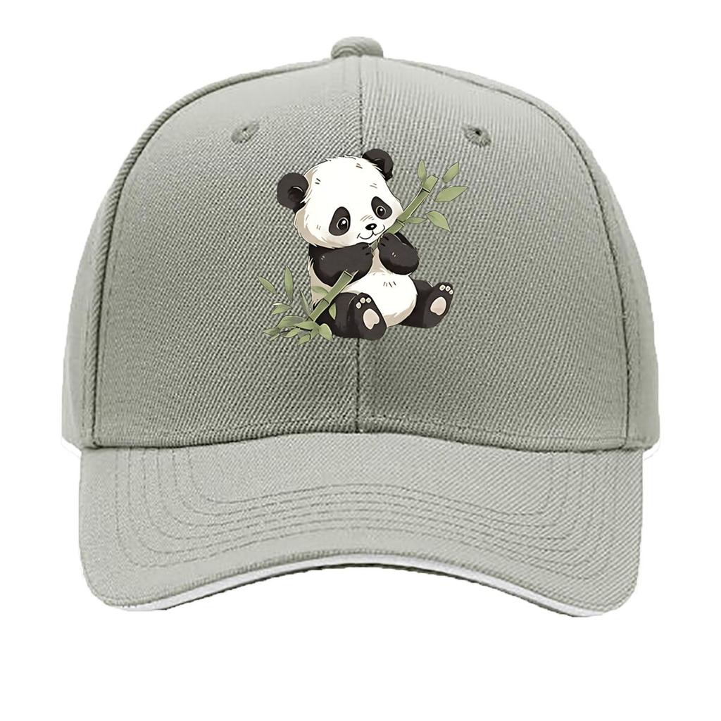 Unisexs Vintage Panda Print Lettering Retro Baseball Cap Lightweight Adjustable Hat Suitable for C Sandwich Baseball Cap