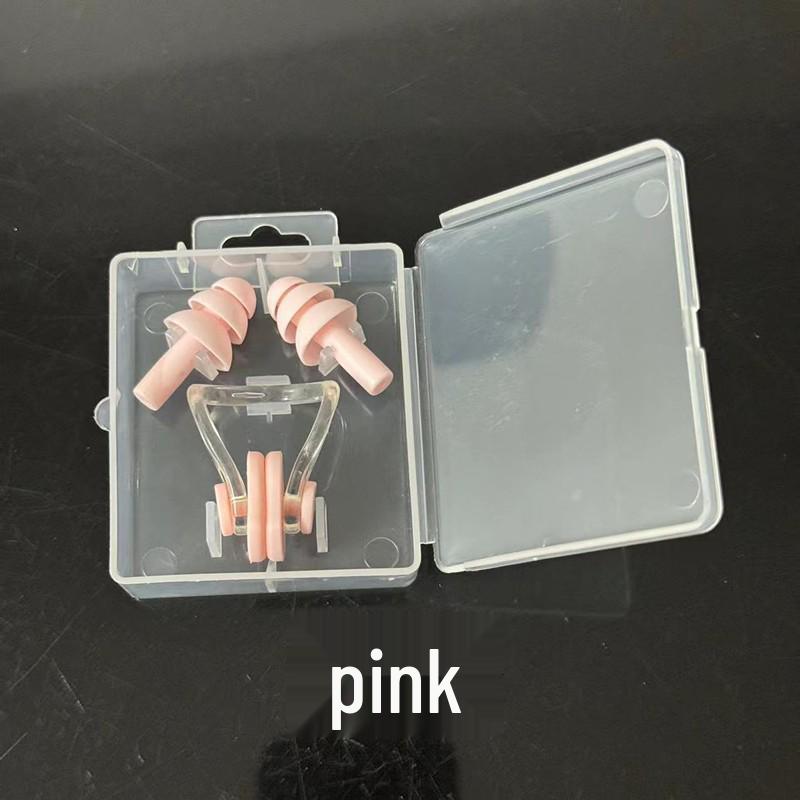 Nose Clip & Earplugs Set for Swimming - Soft Silicone, Waterproof, Universal Fit for Adults and Children