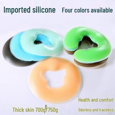 Comfortable U-Shaped Silicone Prone Salon Pillow for Massage and Spa