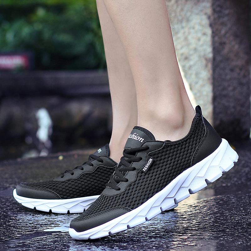 Moda bărbați/femei Dimensiuni mari Ultra ușoare în aer liber respirabil pantofi alergare sport pantofi de vară pentru plajă