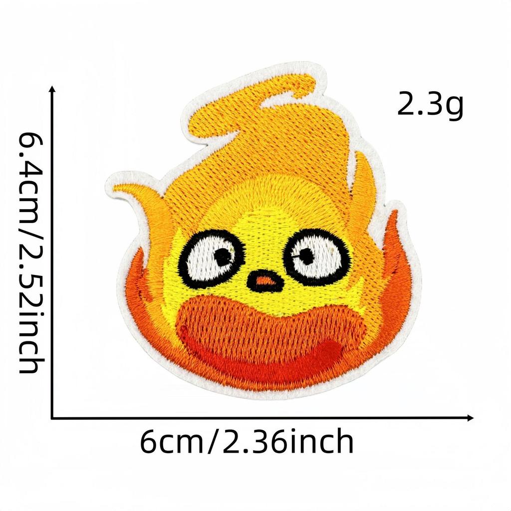 Cartoon Character Iron-On Embroidery Patch for Children's Clothing