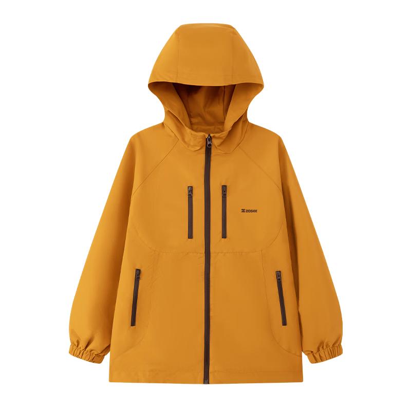 Zuoxi Children's Functional Waterproof Multi-Pocket Shell Jacket