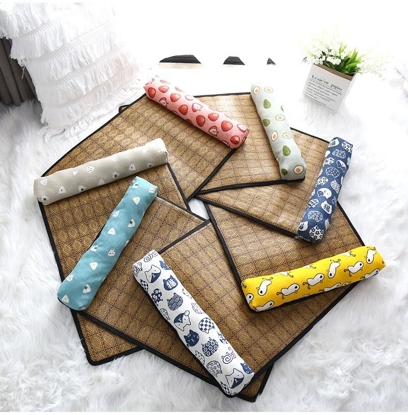 Tapete Refrescante Natural para Gato Verão Tapete Auto-Refrigerante para Animais de Estimação Tapete Cama para Gatos para Cães Interno Tapete de Vime Tecido Cama para Gato Dormindo