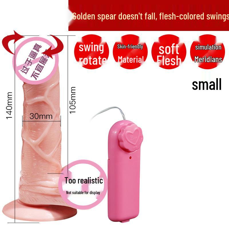 Realistic Soft Flesh Electric Dildo Sex Toy for Women