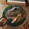 1pc Tyrannosaurus rex, prehistoric Round Chair mat Area Rug - Non-Slip, Floor Mat for Office, Bedroom, and Indoor Decor c1125323