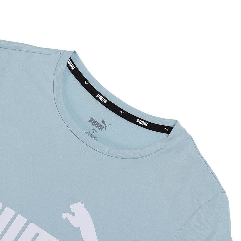 PUMA ESS T Shirts Women's Blue Crew Neck Moderate Other 682247-25