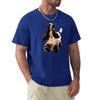 Cocker Spaniel on a merry dog walk T-Shirt plus size tops funnys Men's t-shirt
