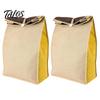 Flexible Pantry Storage Solutions Self Sealing Potato Bag, Breathable Non-woven Roll Top Closures Foldable Produce Bags Organizer, Reusable