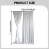 Backdrop Curtains 2 Panels Drapes Wedding Decoration for Festival Birthday