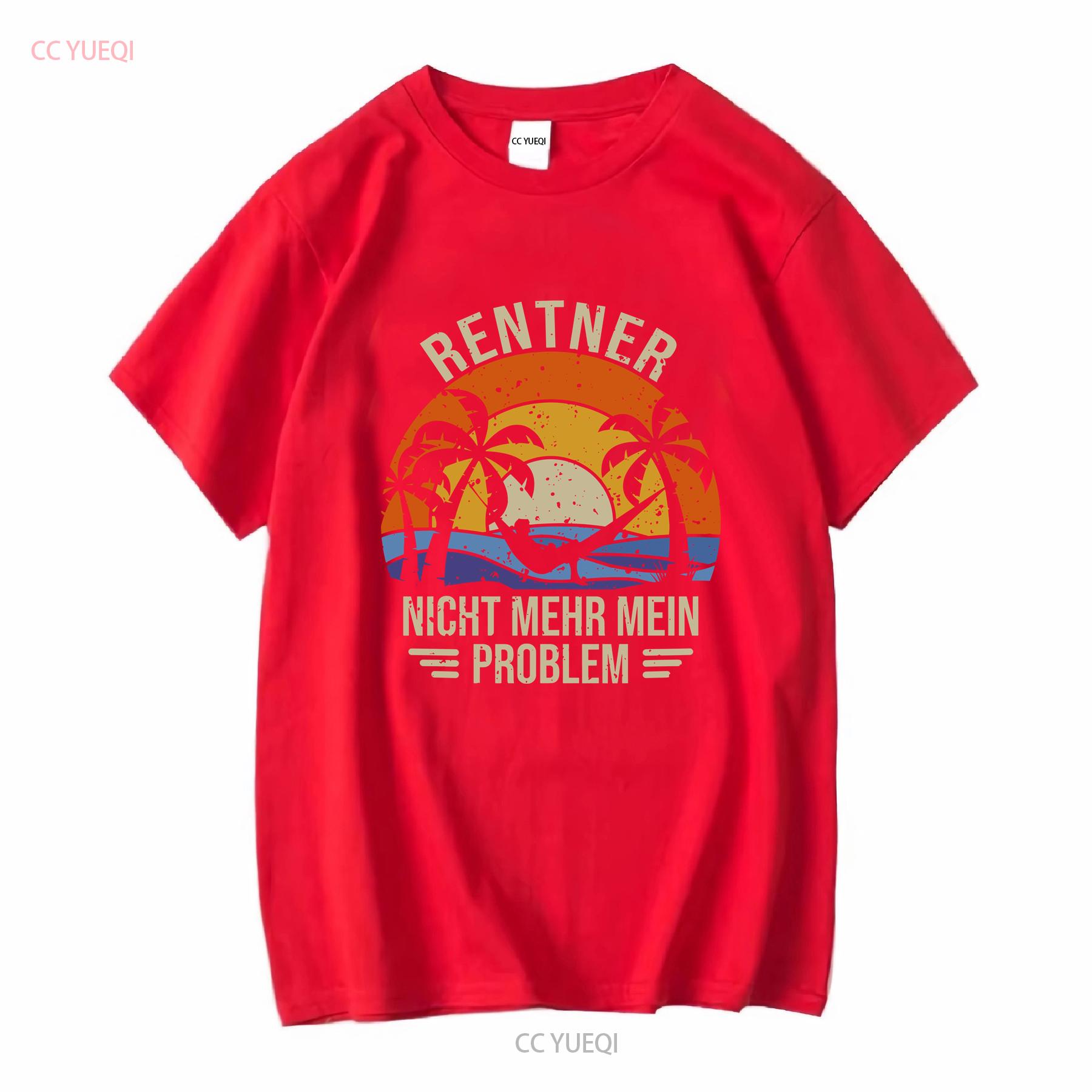 Rentner T Shirt Rente Nicht mehr mein Problem Renteneintritt Geschenk Rentnerin Mann Ruhestand long or short sleeves vintage S
