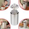 Steamed Meat Pot Stainless Steel Meat Press Cooker Ham Press with Thermometer Steamed Meat Bucket Home Kitchen Cooking Bake Tool