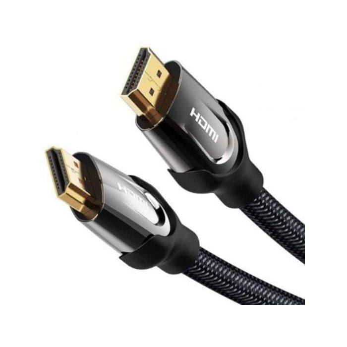 Cable HDMI 4K Vention VAA-B05-B1500 2.0 18Gbps 15m Macho-Macho Trenzado Nylon Negro
