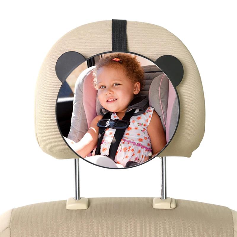 Baby Universal Car Mirror Safe Car Seat Mirror Rear Facing Seat Mirror Adjustable Wide Clear View Shatterproof Car Kids Monitor