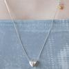 TATIANA (925 Silver) Chocolate Heart Star Dangle Necklace NZ2162