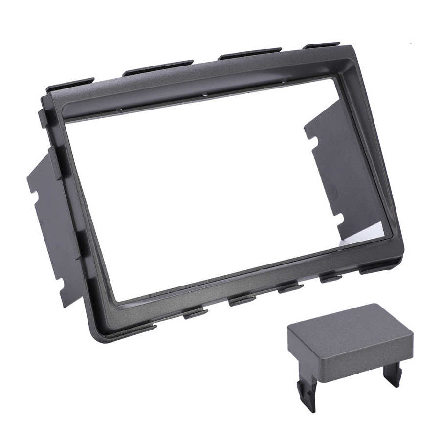 2Din Radio Stereo Fascia Frame Trim Replacement for SSANG YONG Rodius/Turismo/Stavic 2013+ Dash Stereo Bezel