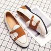 Canvas Leren Schoenen Heren Casual Luxe Merk Handgemaakte Penny Loafers Heren Instappers Flats Rijschoenen Wit Groen