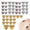 Set Magnetic Snaps 24 Pieces Sew On Clasps Snap Fastener Magnets No-Sew Closures For Purses Bags Tote Buttons