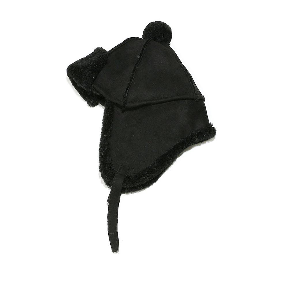 Men's And Women's Suede Plush Thick Warm Ski Hats