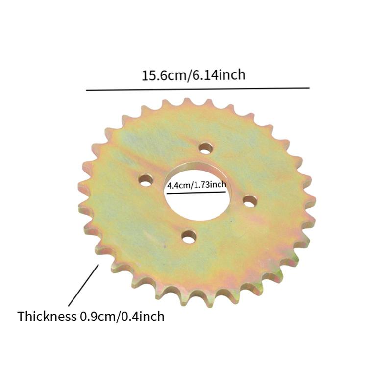 Rear Sprocket 30 T 530 Chain Metal Chain Sprocket for 150cc ATV Go Kart