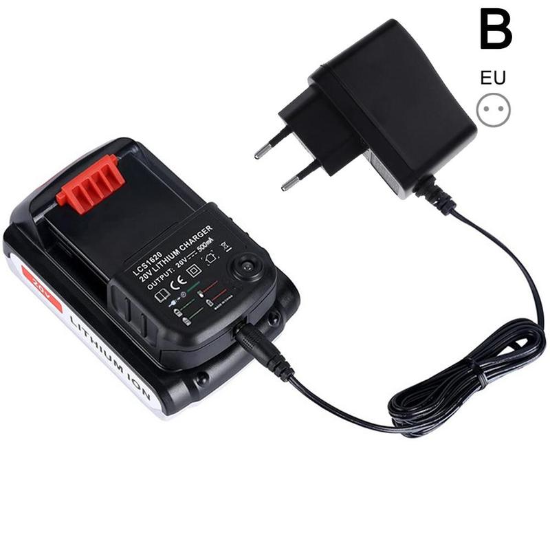 LCS1620 Lithium Battery Charger For Black&Decker 10.8V 14.4V 18V 20V Serise LBXR20 Electric Drill Screwdriver Tool