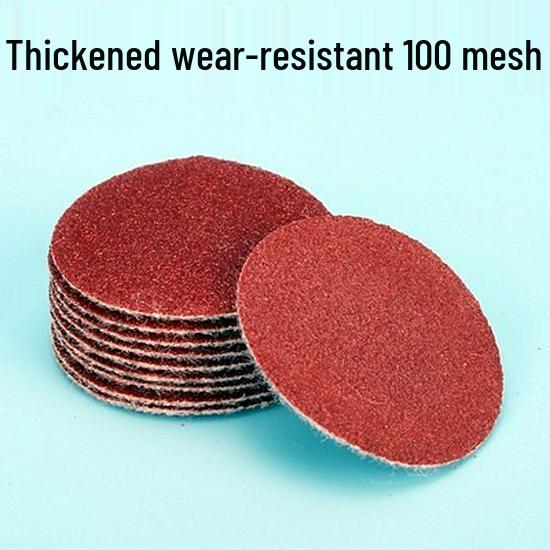 5-Inch Self-Adhesive Flocked Sandpaper Discs for Pneumatic Grinder - Perfect for Sanding, Polishing, and Woodworking Furniture.