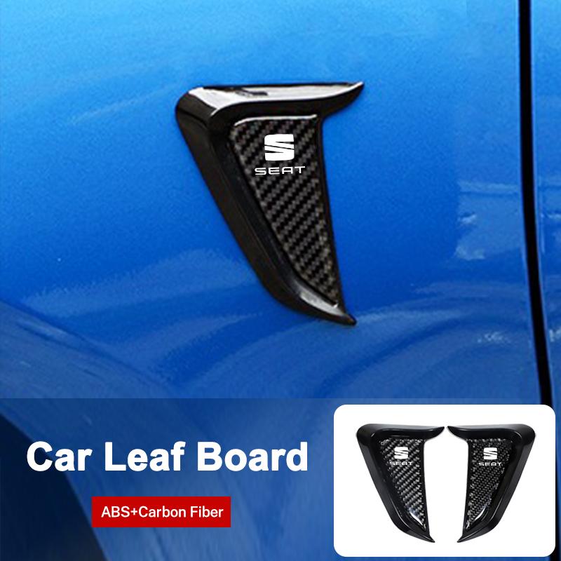 wszp1 2pcs Car Side Fender Vent Air Fender Cover Trim Accessories For Seat Ibiza FR Ateca Altea Leon Alhambra Exeo Arona Toledo Cupra