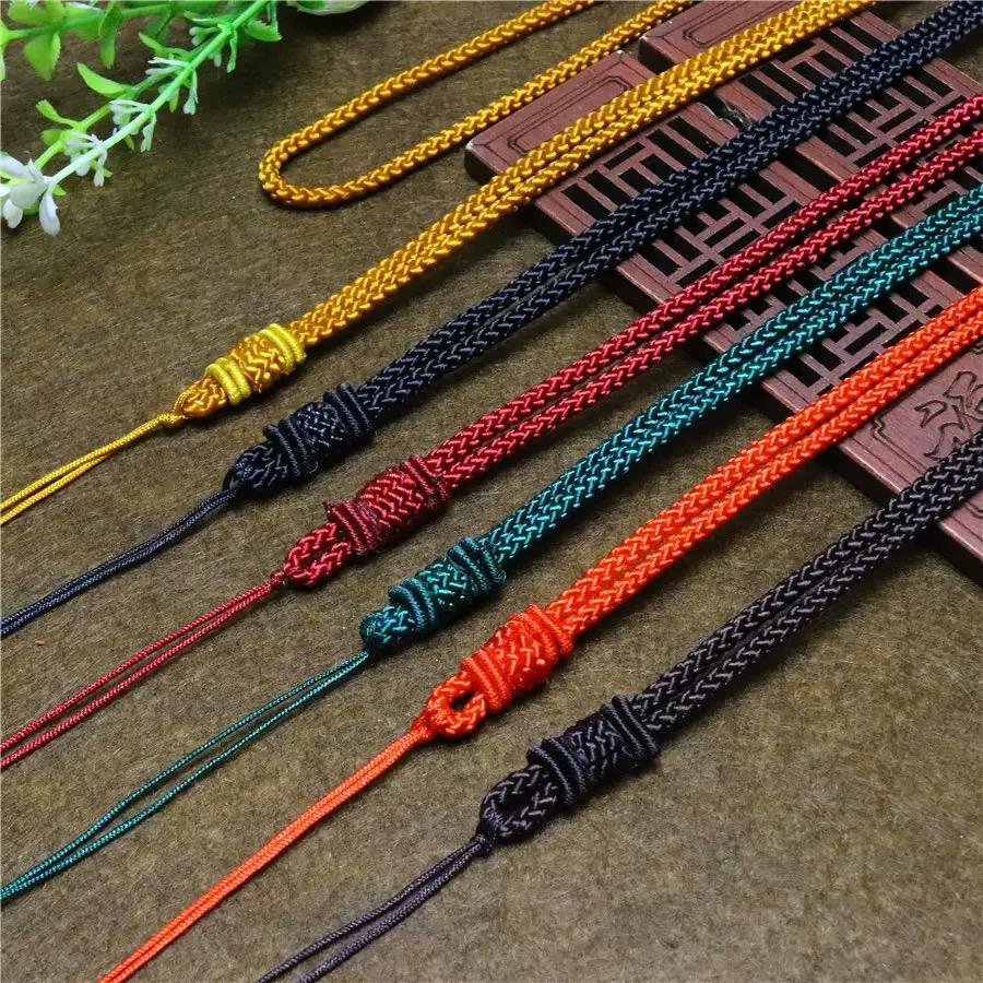 Noter New Simple Style Double Loop High End Necklace Rope Handmade Sweater Pendant Hanging Thread Jade Jewelry Accessories