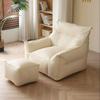 Comfortable Lazy Sofa: Convertible Single Bean Bag for Living Room or Balcony