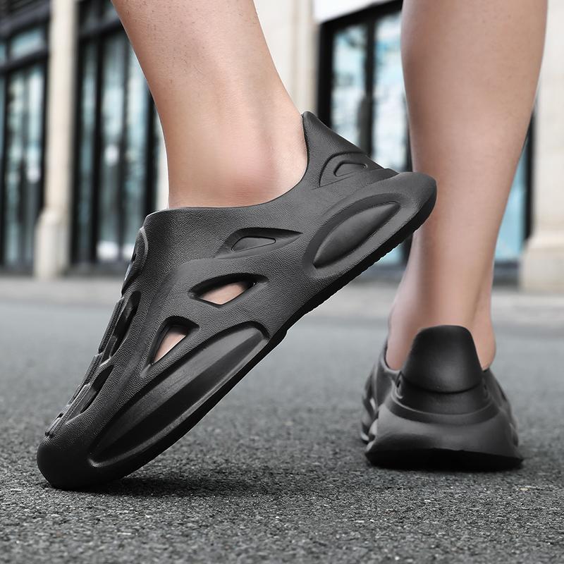 Letní pánské sandály Lehké EVA pantofle Módní pár Zahradní boty Dřeváky Venkovní ležérní Plážové boty Boty do vody Tenisky