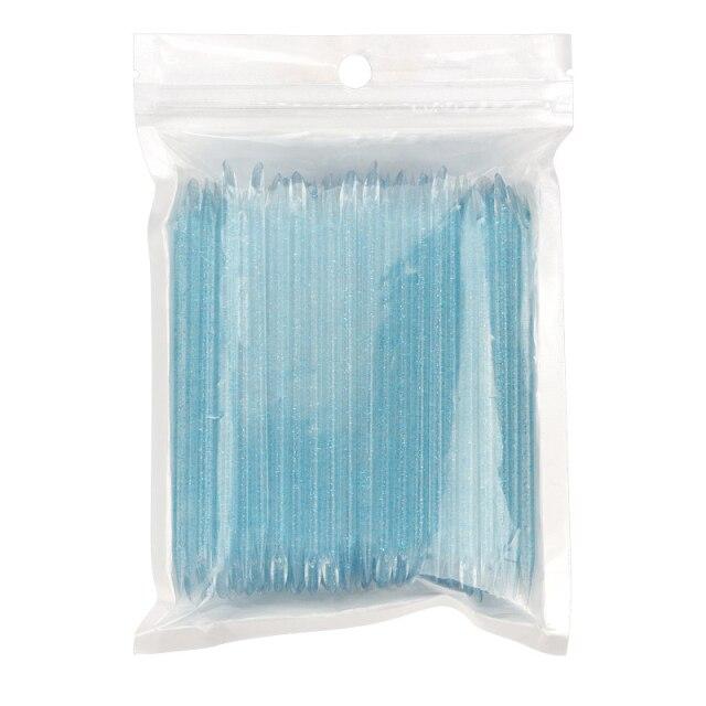 

100 шт. багаторазової кришталевої палички з подвійним кінцем для нігтів, штовхач для кутикули, інструмент для видалення кутикули, педикюр, догляд за нігтями, манікюрні інструменти