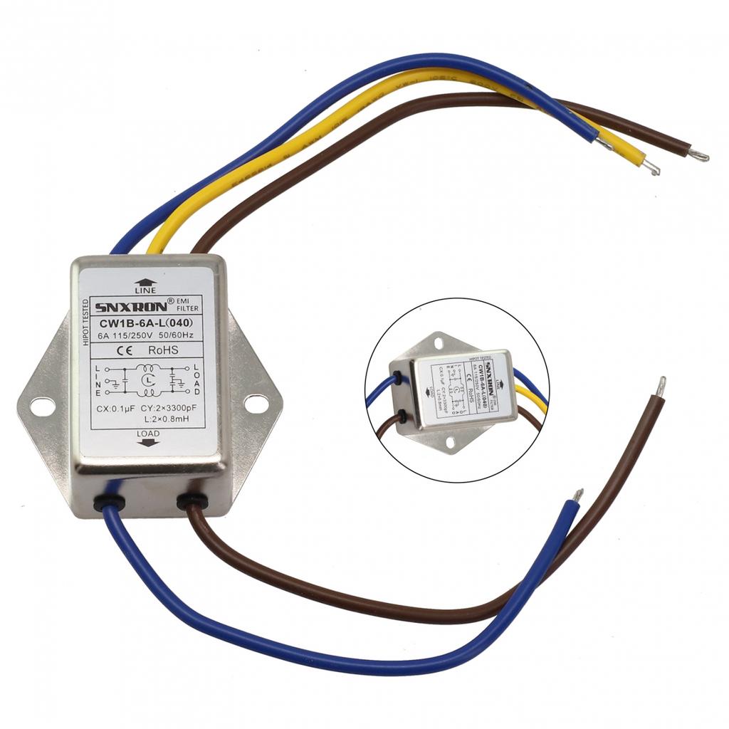 Užitečná instalace napájecího filtru 1* 3A/6A/10A