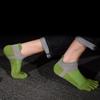 Patchwork Men's Five Toe Socks Invisible Running Hosiery Fashion Five Finger Sports Socks  Man