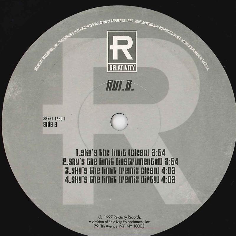 

12inch Record NOI.D. DUG INFINITE Skys The Limit Jump On It 8856116301 RELATIVITY 1997 US Rap HipHopRB Used